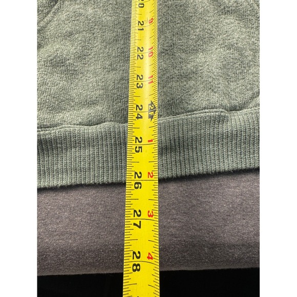 Blue Bay San Diego California Graphic Hoodie Sweatshirt Medium Green Pullover - Picture 6 of 9